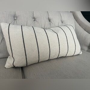 Striped Lumbar Pillow